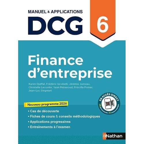 Finance D'entreprise Dcg 6 - Manuel & Applications