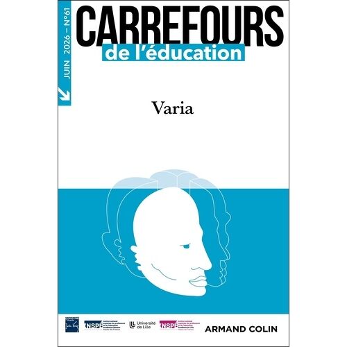 Carrefours De L'éducation N°61 (1/2026)