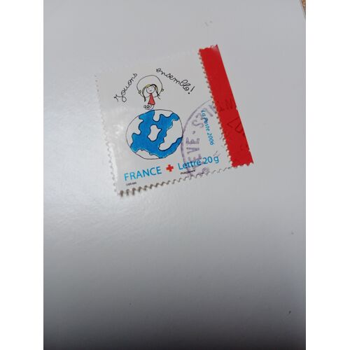Timbre France Oblitéré Lettre 20g Yvert N° 3992 Dessine Ton Voeux Pour Les Enfants Du Monde Jouons Ensemble De 2006 G