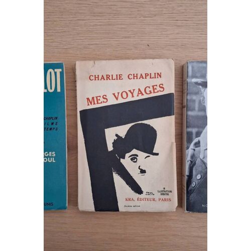 Lot De 3 Livres Charlie Chaplin Mes Voyages Vie De Charlotte Et Charlot