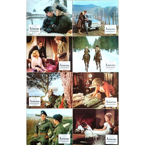 Adolphe Ou L'Éducation Amoureuse (Ou L'Âge Tendre):Jeu De 16 Photos D'Exploitation Cinématographique-Format 22x28 Cm-De B.Toublanc-Michel Avec Ulla Jacobsson, Jean-Claude Dauphin, Philippe Noiret-1968