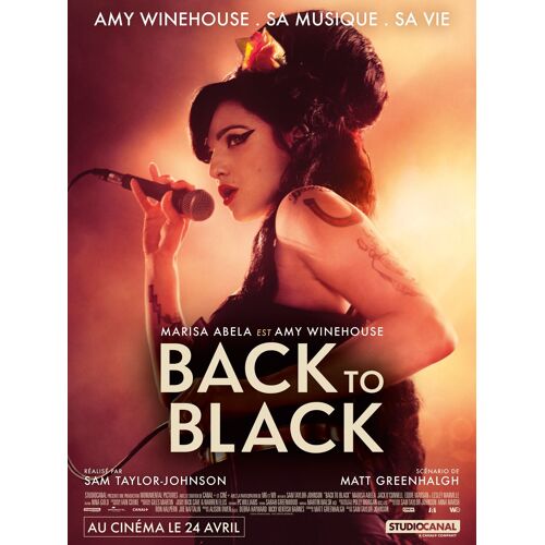 Back To Black (Amy Winehouse) - Véritable Affiche De Cinéma Roulée - Format 40x60 Cm - De Sam Taylor-Johnson Avec Marisa Abela, Jack O'Connell, Eddie Marsan - 2024