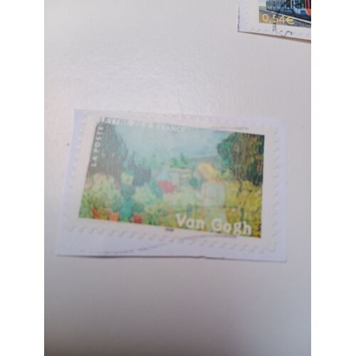 Timbre France Oblitéré Lettre 20g Yvert N° 3871 Vincent Van Gogh «Mademoiselle Gachet Dans Son Jardin» 1890 De 2006