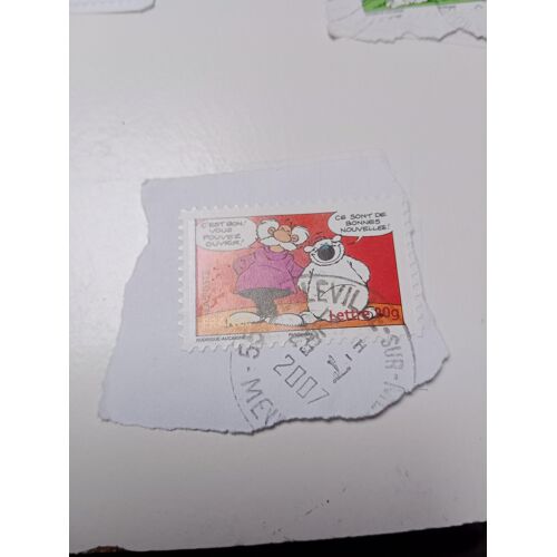 Timbre France Oblitéré Lettre 20g Yvert N° 3960 Sourires Avec Le Chien Cubitus Autoadhesif De 2006