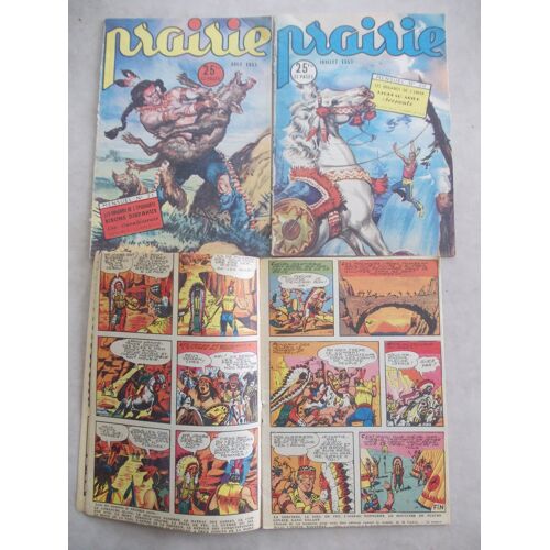 Lot De 6 Bd De Prairie 1953