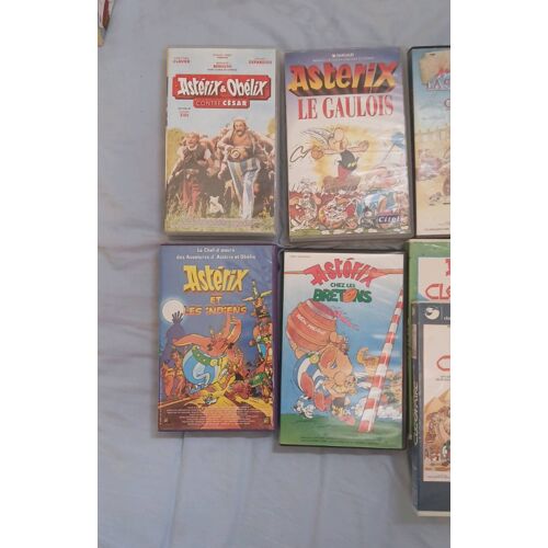 Lot 11 Casettes Vhs Asterix