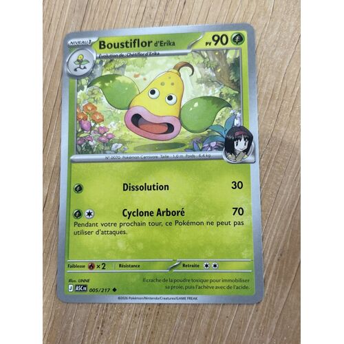 Carte Pokémon – Boustiflor D’Erika – 005/217 