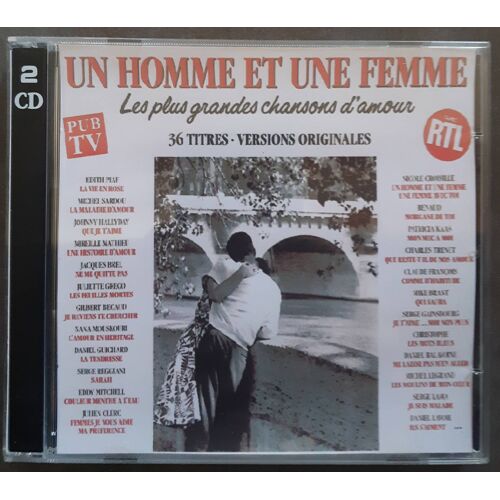 Un Homme Et Une Femme 2 Cd Les 36 Plus Grandes Chansons D Amour