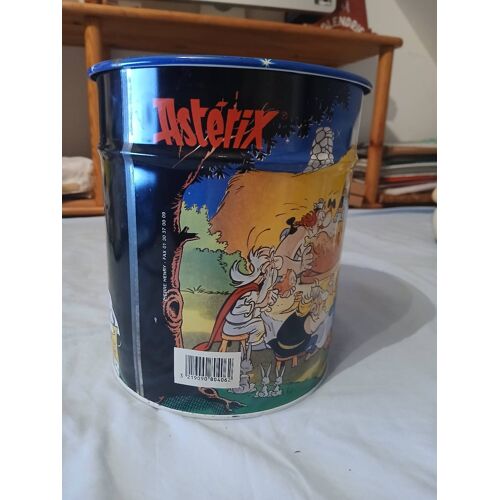 Corbeille asterix métallique 1998 banquet / poubelle