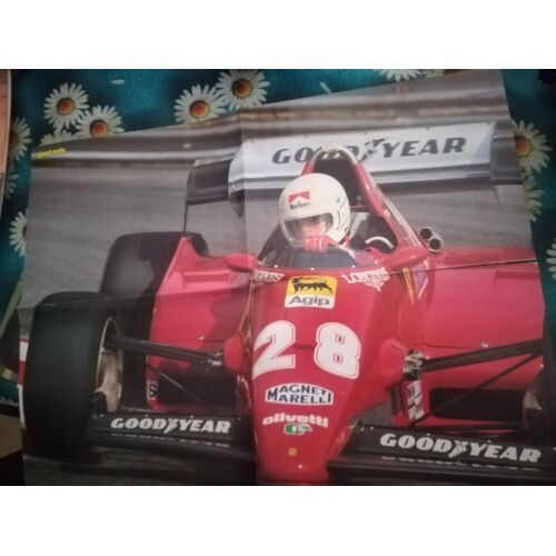 Poster Arnoux Ferrari 126 C2 1983