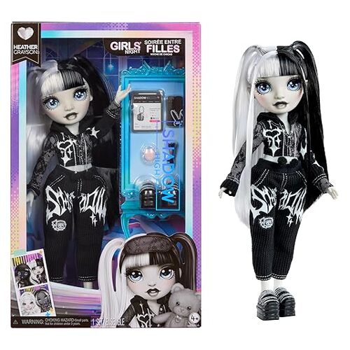 Rainbow High Shadow High Fashion Doll Girls' Night - Heather (black/white hair)
