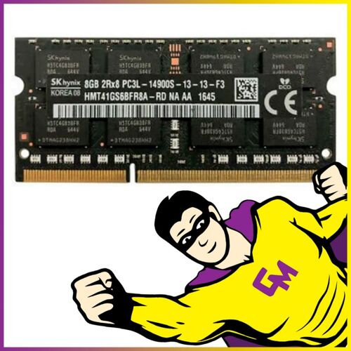 8Go RAM DDR3 PC3L-14900S HMT41GS6BFR8A-RD SODIMM Mémoire PC Portable MonsieurCyberman