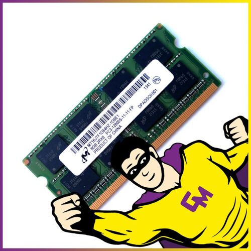 8Go RAM DDR3 PC3-12800S MT16JTF1G64HZ-1G6E1 SODIMM Mémoire PC Portable MonsieurCyberman