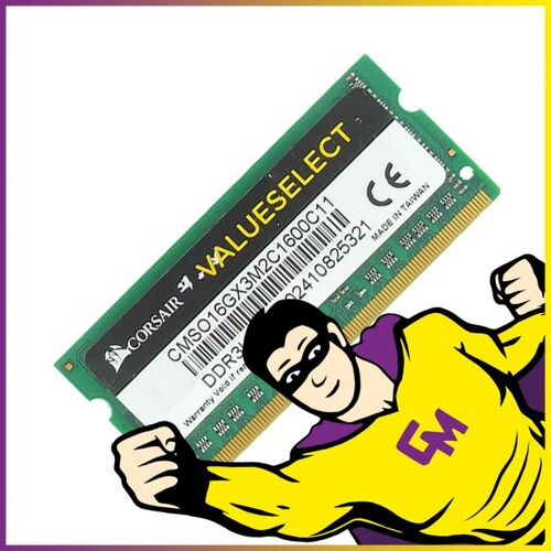 8Go RAM DDR3L PC3L-12800 CMSO16GX3M2C1600C11 SODIMM Mémoire PC Portable MonsieurCyberman