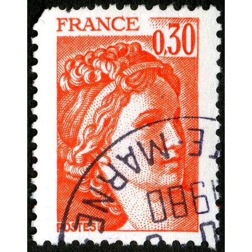 Timbre Oblitéré France , Postes , 0.30