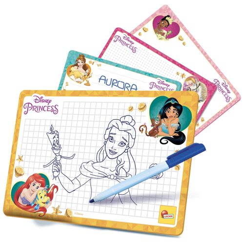Kit De Dessin Princesses Lisciani Giochi 4 Tableaux Effaçables