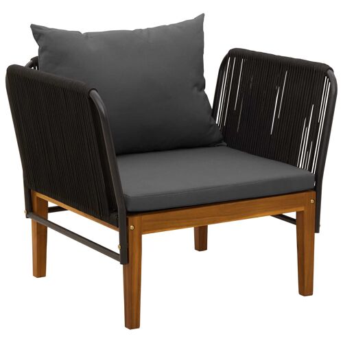 vidaXL Chaise Bois d'Acacia Massif Naturel