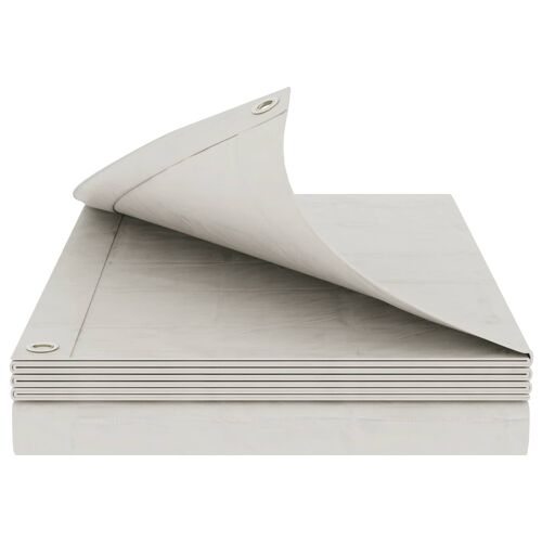 vidaXL Bâche avec ?illets Blanc 4 x 5 m 90 gsm PE