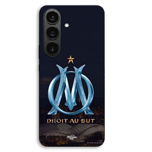 Coque Pour Samsung Galaxy S26 FE OM logo bleu et dorée stade Maniacase