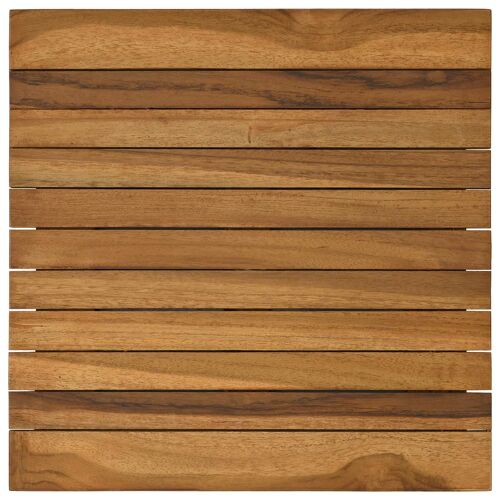vidaXL Plateau de table 40 x 40 x 3,5 cm Carré Bois de teck massif