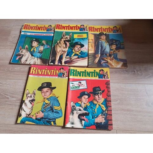 Revues Anciennes Rintintin Et Rusty Mensuel 50 51 52 55 58 59 Lot 5
