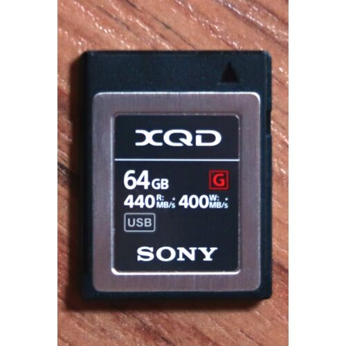 Carte Sony XQD type G 400 MB/s en écriture en 64 GB