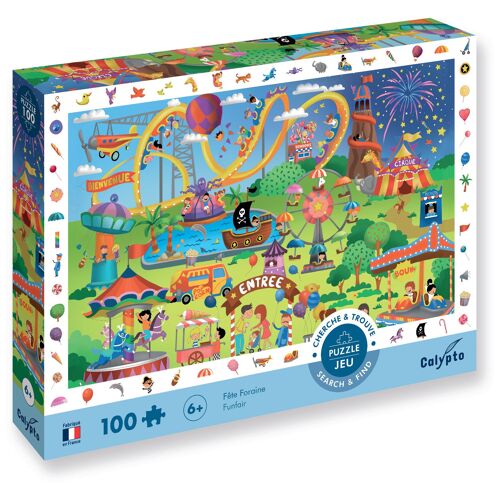 SentoSphère PUZZLE 100 pièces - Cherche et trouve - Fête Foraine
