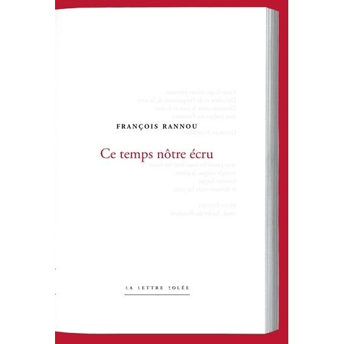 Ce Temps Nôtre Écru