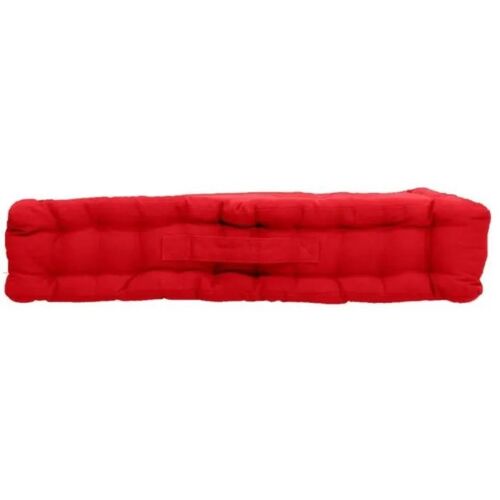 Coussin De Sol Uni 50 X 50 Cm Panama Rouge