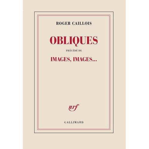 Obliques Précédé De Images, Images