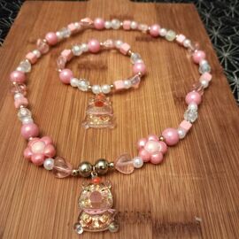 Ensemble Collier Bracelet Capybara