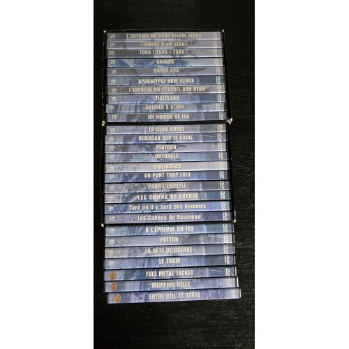 Lot De 27 Dvd "Les Plus Grands Films De Guerre" .Editions Atlas