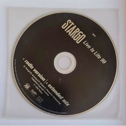 Stargo Live Is Life 99 (French Cd Single Special Dj)