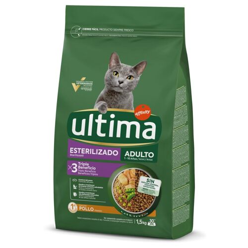 Ultima By Affinity Sterilized Croquette Pour Chat 1,5 Kg Adulte Poulet