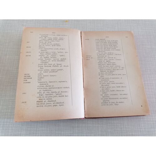Depui Dictionnaire Français Arabe Des Dialectes Parlés À Djibouti Et Dans Les Pays Environnants Dankali, Somali Au Yémen Et À Aden.