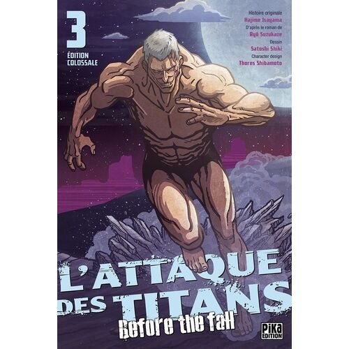 Attaque Des Titans (L') - Before The Fall - Edition Colossale - Tome 3