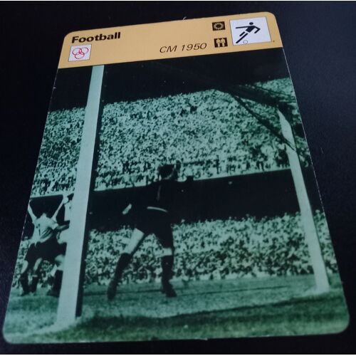 2 Fiches Football "Cm 1950"