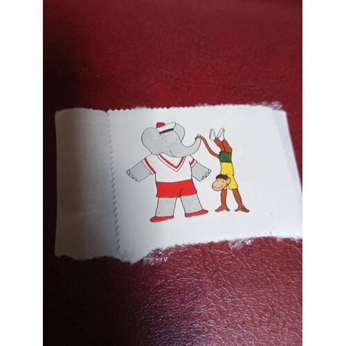 Timbre France De Brunhoff - Babar De La - Planche Timbres Joyeux Anniversaire 2006