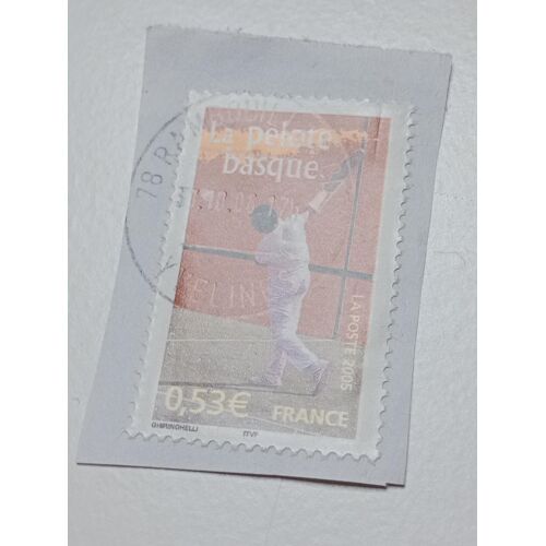 France Timbre 0,53 Yvert N° 3775 La Pelote Basque De 2005 ++