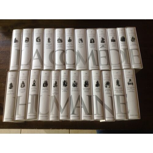Honoré De Balzac Oeuvre Complète Et Intégrale En 24 Volumes La Comédie Humaine Et Le Dictionnaire Des Personnages Collection Classiques Garnier Avec Le Journal Le Monde Avec Emboîtage