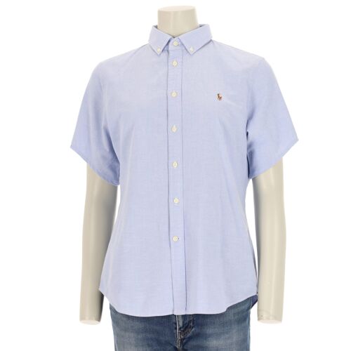 Polo Ralph Lauren Chemise Classique Femme Taille L Uni Bleu Clair #Qwe7180