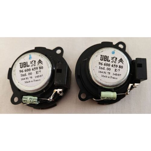 Tweeter JBL de planche bord Peugeot Citroën ref 96 600 459 80 Ind 00 E/7 (2 tweeters)
