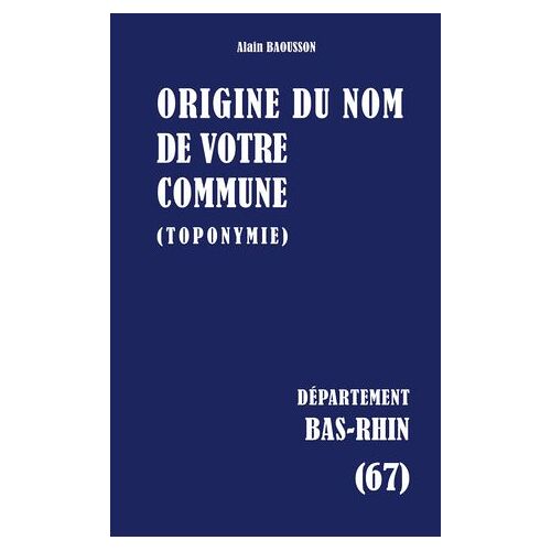 Origine Du Nom De Votre Commune