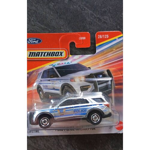 Voiture miniature Matchbox Ford police
