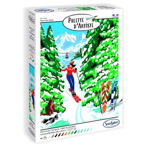 Sentosphère Palette D'artiste Dans Les Alpes