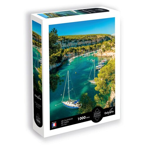 SentoSphère PUZZLE 1000 pièces - PAYSAGE - Les Calanques de Cassis - Côte d'Azur