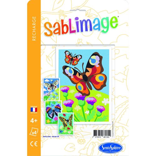 SentoSphère RECHARGE SABLIMAGE - PAPILLONS