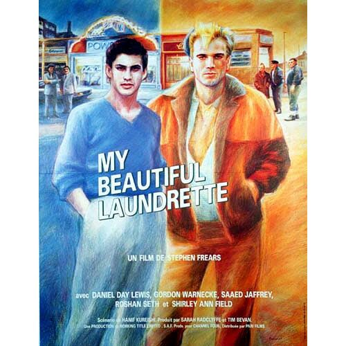 My Beautiful Laundrette De Stephen Frears Avec Gordon Gordon, Daniel Day-Lewis, Saeed Jaffrey... - Affiche Originale De Cinéma Format 120 Cm X 160 Cm