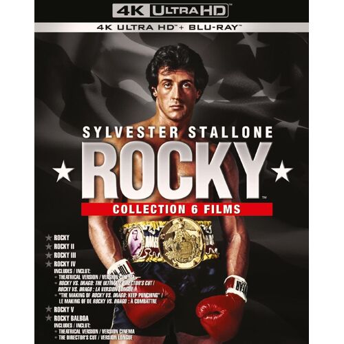 Rocky - Collection 6 Films - 4k Ultra Hd + Blu-Ray
