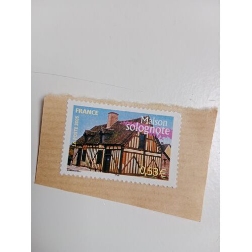 Timbre France 0,53 Oblitere Yvert N° 3820 Maison De Sologne De 2005